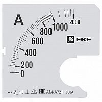 Шкала сменная для A721 1000/5А-1,5 |  код. s-a721-1000 |  EKF